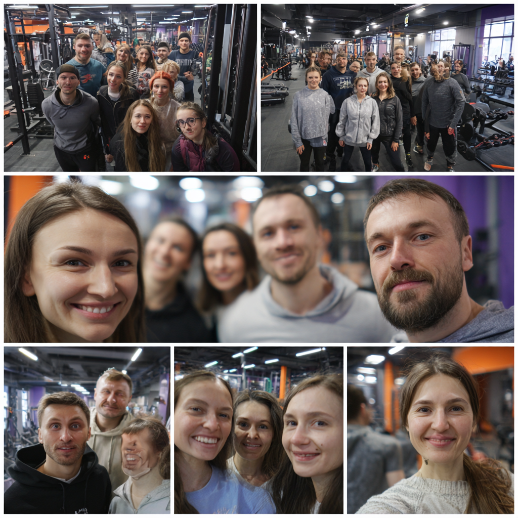 Фитнес консултант обяснява упражнения